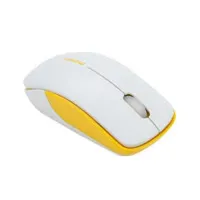 Mofii GO18 2.4GHz Silent Wireless Mouse (White/Yellow)